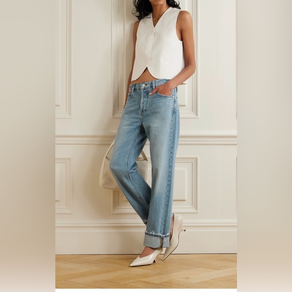 Frame sz 24 High-Rise Wide Leg Comfy Jeans - Picture 3 of 11